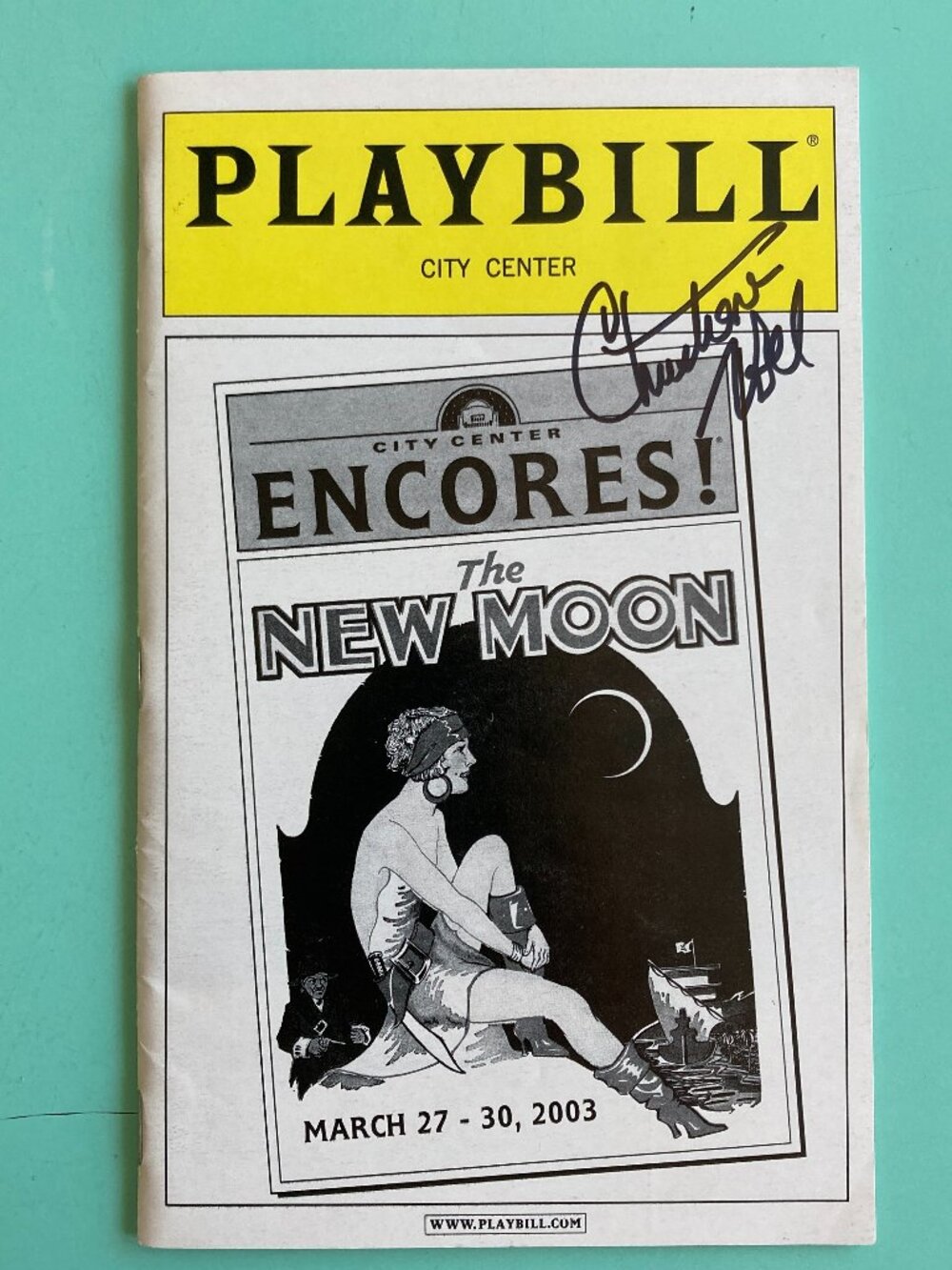 Christiane Noll (Only) Signed Playbill The New Moon Burke Moses F Murray Abraham